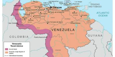 Venezuela in der Karte